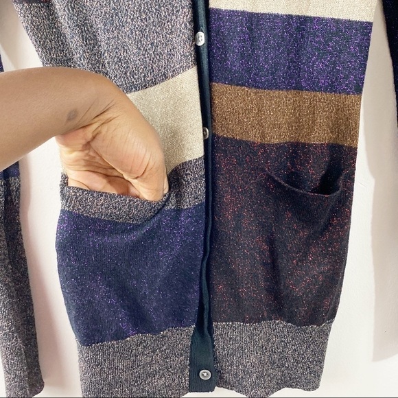 Simply Vera wang metallic multicolored cardigan - Picture 5 of 8